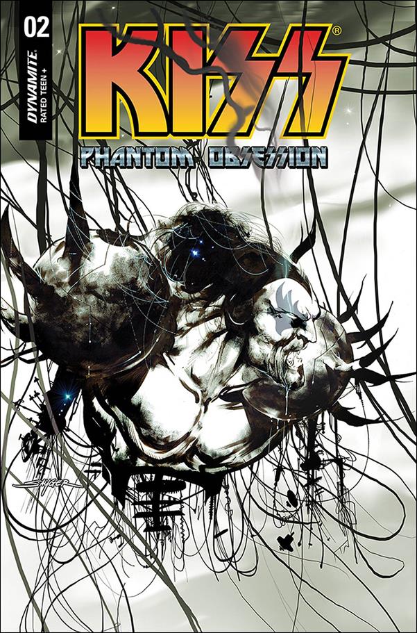 KISS: Phantom Obsession issue 2-J Stuart Sayger Demon 1:20 Black & White Cover