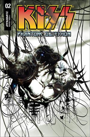 KISS: Phantom Obsession issue 2-J Stuart Sayger Demon 1:20 Black & White Cover