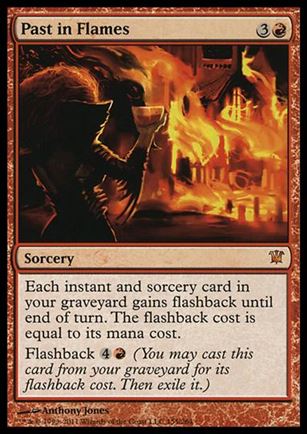 Magic the Gathering: Innistrad (Base Set) card 155 Past in Flames