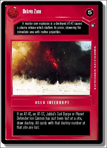 Star Wars: Hoth Limited (Base Set) card 46 Debris Zone