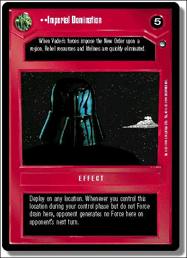 Star Wars: Hoth Limited (Base Set) card 20 Imperial Domination