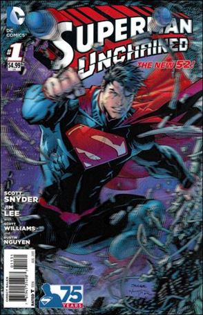 Superman Unchained issue 1-M Jim Lee 3D RRP Roadshow Cover