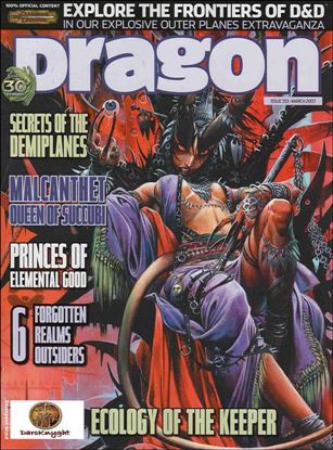 Dragon Magazine issue 353 Wayne Reynolds Cover