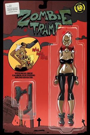 Zombie Tramp (2014) issue 22-C Dan Mendoza Action Figure Cover, 1/2000