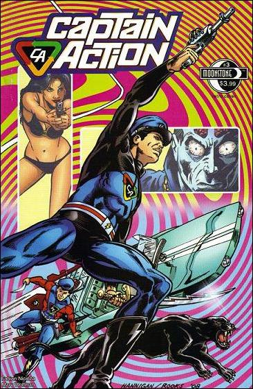Captain Action Comics issue 3-B Ed Hannigan Standard "Retro" Cover
