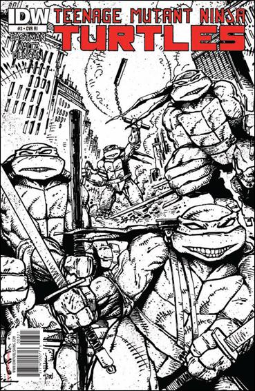 Teenage Mutant Ninja Turtles (2011) issue 3-C Kevin Eastman 1:10 Black and White Cover