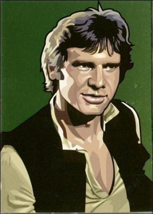 Star Wars Galaxy: Series 5 (Foil Subset) card 6-C Han Solo Gold Foil 1/770