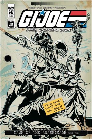 G.I. Joe: A Real American Hero issue 247-B S L Gallant Artist's Edition Cover