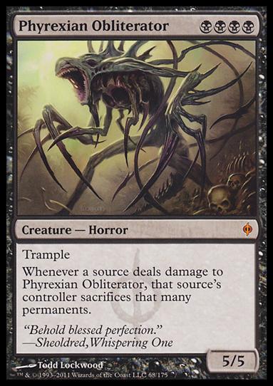 Magic the Gathering: New Phyrexia card 68 Phyrexian Obliterator