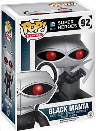 POP! Heroes figure 92 Black Manta