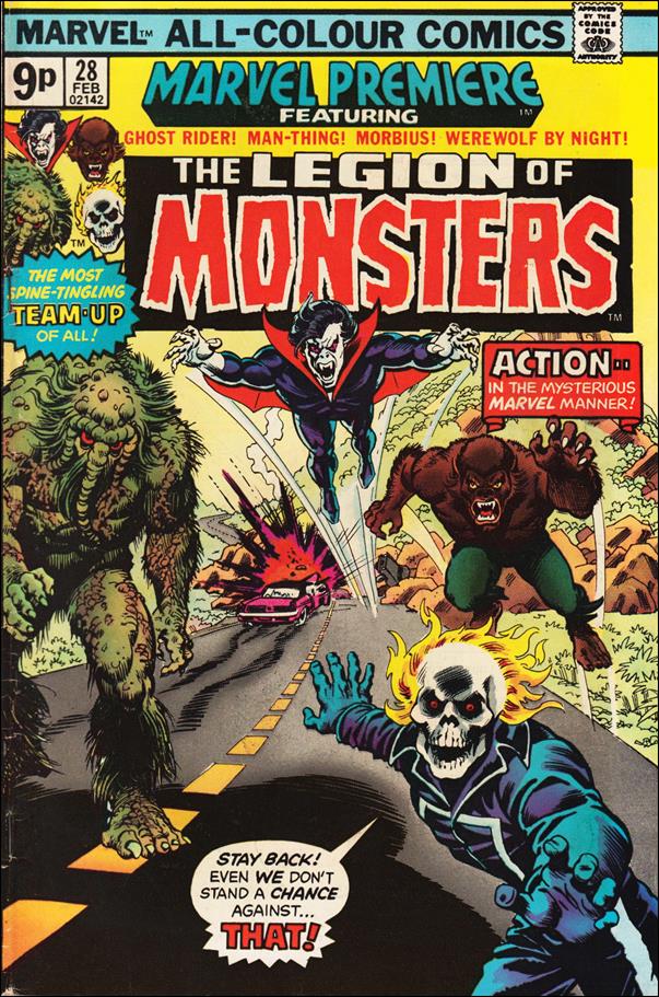 Marvel Premiere issue 28-B UK Price Cover