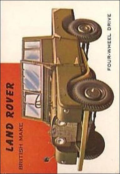 World on Wheels (Base Set) card 137  Land Rover
