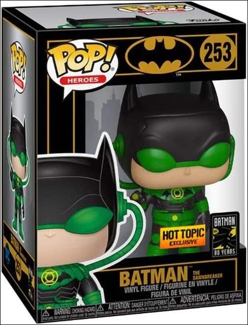 POP! Heroes figure 253 Batman the Dawnbreaker Hot Topic Exclusive