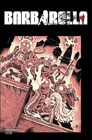 Barbarella (2021) issue 5-S Ken Haeser Metal Cover