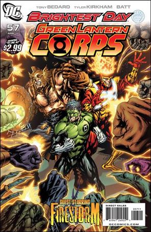 Green Lantern Corps (2006) issue 57 Tyler Kirkham Cover