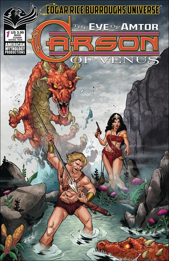 Carson of Venus: The Eye of Amtor issue 1 Vincenzo Carratu Cover