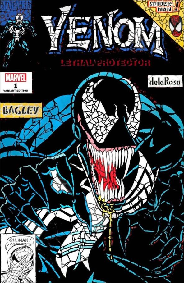 Venom: Lethal Protector ll issue 1-K Mike DiMasi Shattered Comics Black Cover