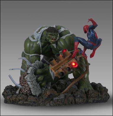 Marvel Versus Series Dioramas item 8 Hulk vs Spider-Man (Exclusive Edition) 1/500 