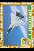 Desert Storm: Series 1 (Base Set) card 37 F-15 Fighter Plane