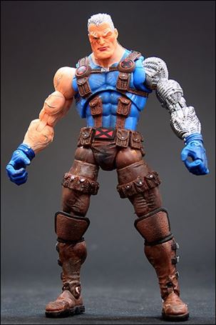 Marvel Legends (Series 6) figure 2-B Cable (Blue & Brown Costume) (Canada)