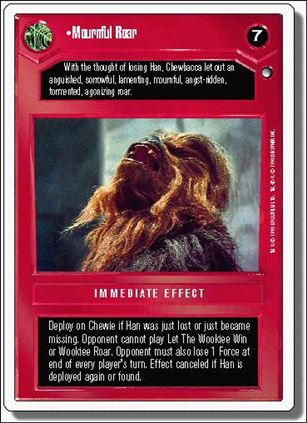 Star Wars: Hoth Revised (Base Set) card 27 Mournful Roar