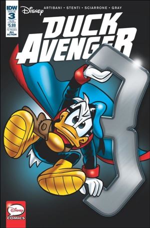 Duck Avenger issue 3-B Subscription Cover