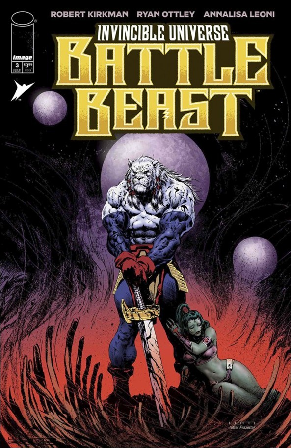 Invincible Universe: Battle Beast issue 3-E Liam Sharp 1:50 Cover