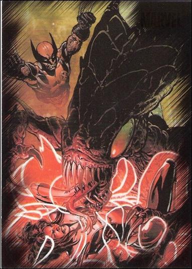 Marvel Heroes and Villains (Base Set) card 28 Wolverine & Armor vs Brood