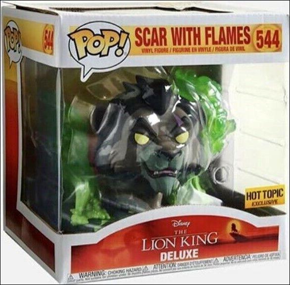 POP! Disney figure 544 Scar with Flames Hot Topic Exclusive