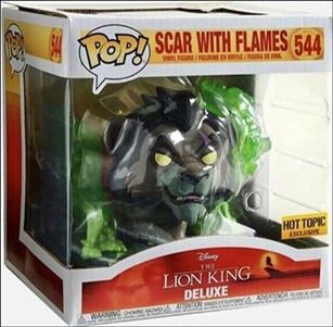 POP! Disney figure 544 Scar with Flames Hot Topic Exclusive