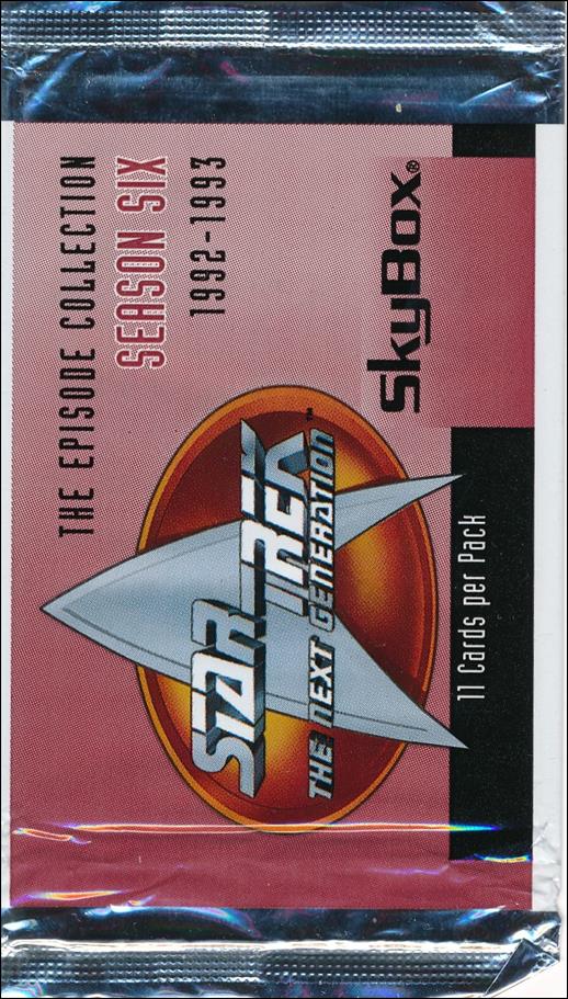 Star Trek: The Next Generation - The Episode Collection Season Six card 2 Sealed Pack