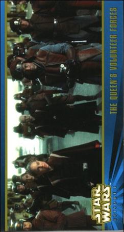 Star Wars: Episode I Widevision: Series 2 (Base Set) card 65 The Queen's Volunteer Forces