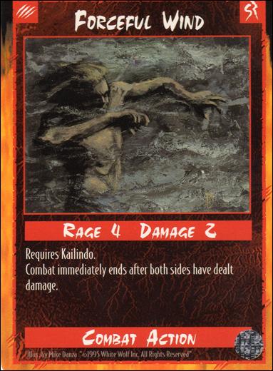Rage Limited (Base Set) card 93 Forceful Wind