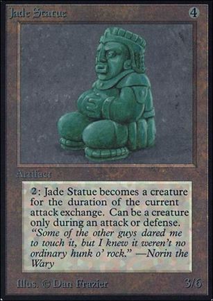 Magic the Gathering: Limited Edition Alpha (Base Set) card 254 Jade Statue