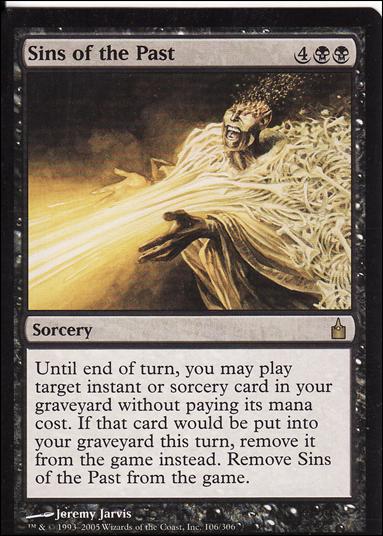 Magic the Gathering: Ravnica (Base Set)  card 106 Sins of the Past