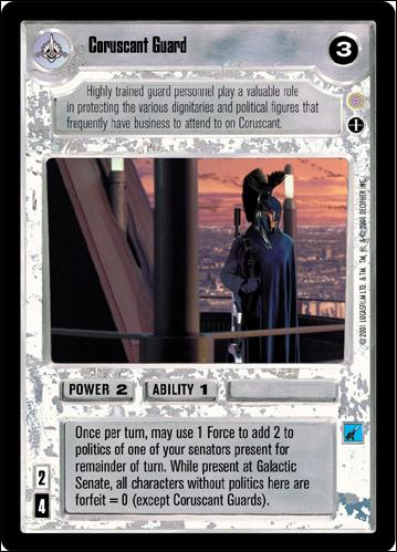 Star Wars: Coruscant Limited (Base Set) card 110 Coruscant Guard