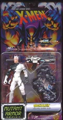 X-Men (Mutant Armor Series) figure 4 Quicksilver (Black & White Costume)
