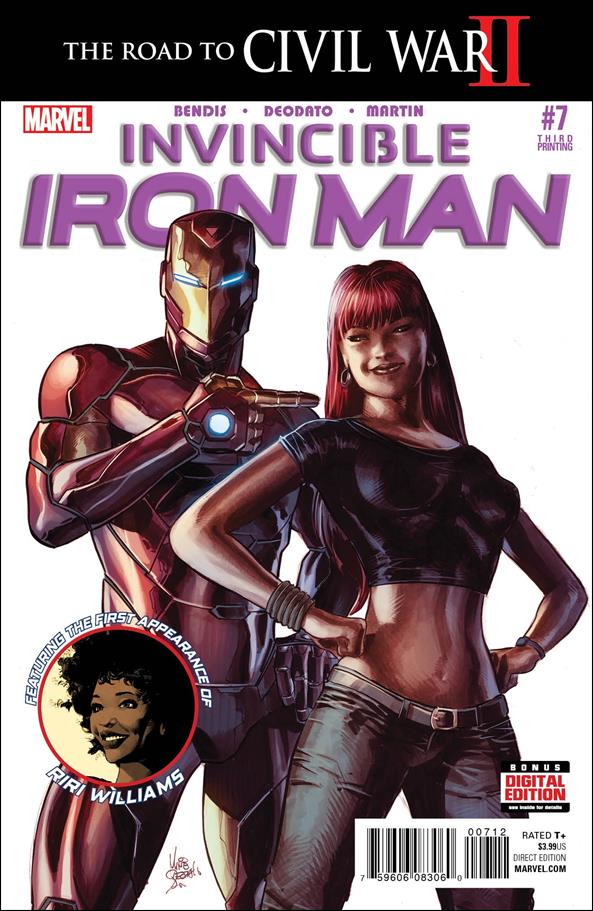 Invincible Iron Man (2015)  issue 7-D Mike Deodato Jr. Cover (3rd Printing)
