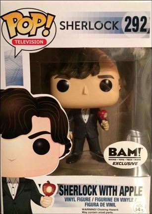 POP! Television figure 292 Sherlock With Apple Books-A-Million