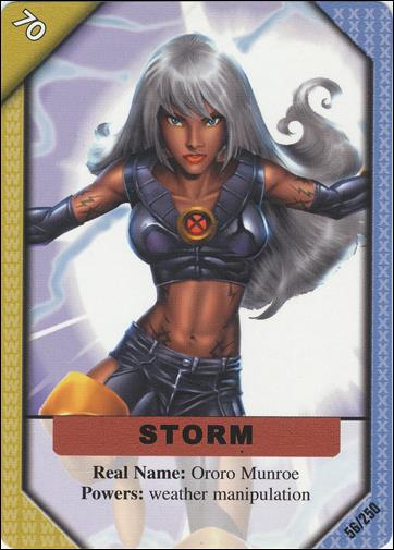 Marvel ReCharge: Inaugural Edition (Base Set) card 56 Storm