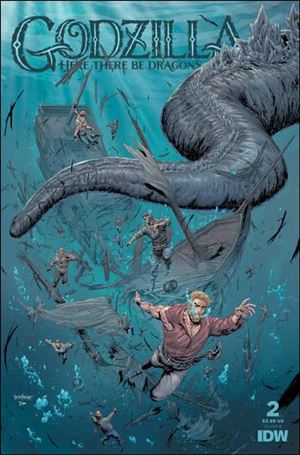 Godzilla: Here There be Dragons issue 2-B Tyler Kirkham Cover