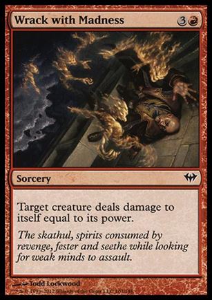 Magic the Gathering: Dark Ascension (Base Set) card 107 Wrack with Madness