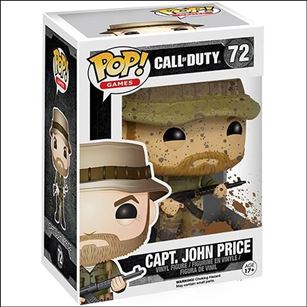 POP! Games figure 72-B Capt. John Price (Muddy Variant)