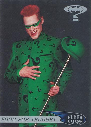 Batman Forever (Retail Base Set) card 78 Food for Thought