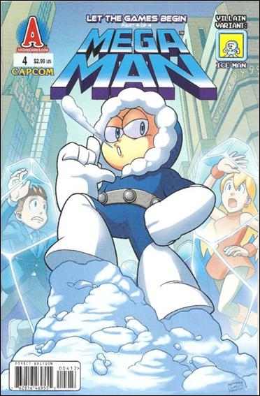 Mega Man issue 4-B Ben Bates "Villain" Cover