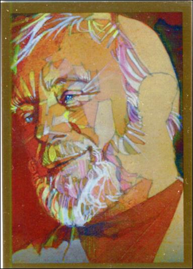 Star Wars Galaxy: Series 7 (Foil Subset) card 3-B Obi-Wan Kenobi - Bronze Foil