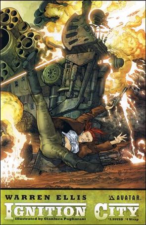 Warren Ellis' Ignition City issue 4-B Wraparound Cover