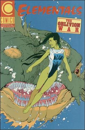 Elementals (1989) issue 13 Wraparound Cover