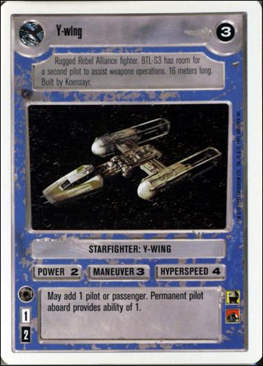 Star Wars: Premiere Unlimited (Base Set) card 309 Y-wing