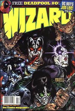 Wizard: The Comics Magazine issue 87-D Angel Medina KISS Cover